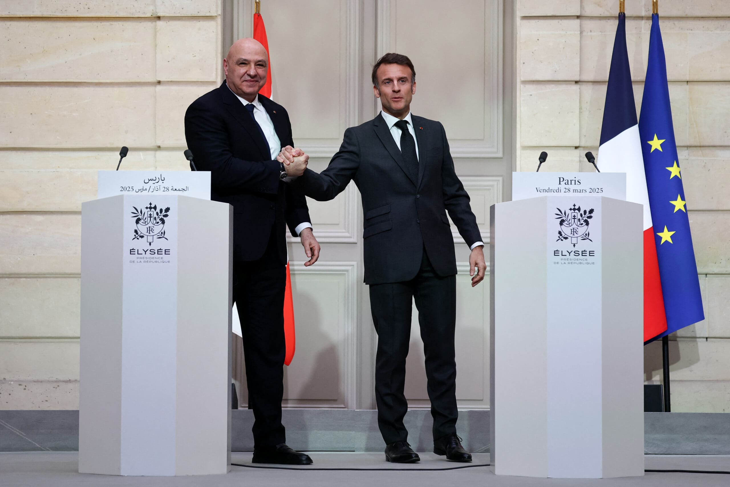 ماكرون: الضربات الإسرائيلية على لبنان اليوم غير مبررة