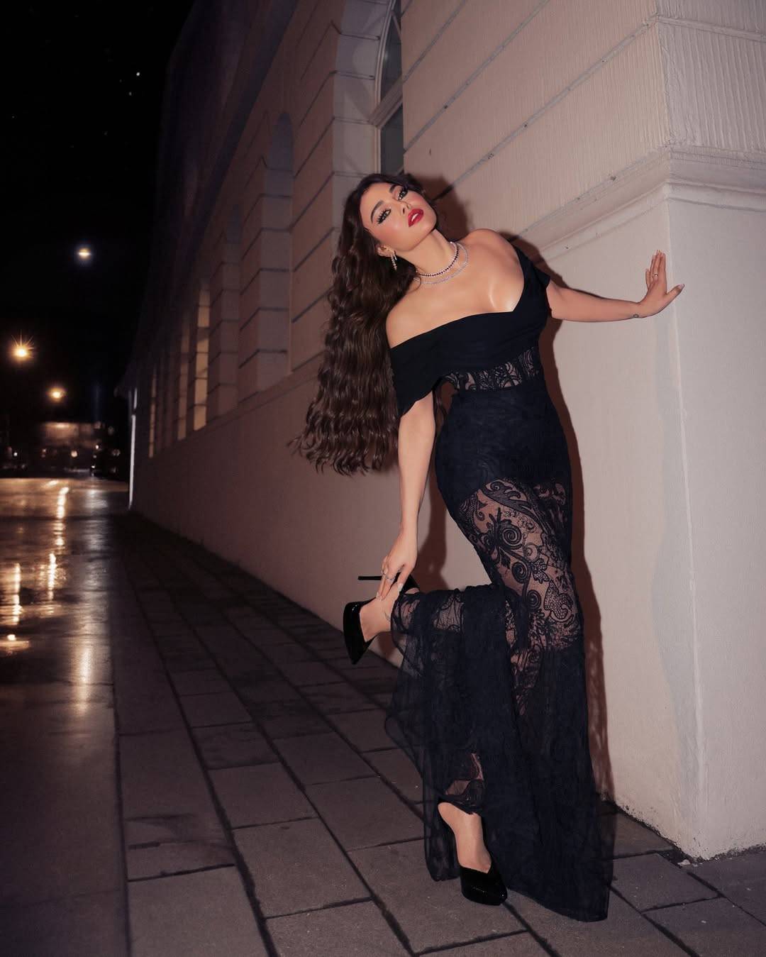 هيفا وهبي تخطف الأضواء بفستان فاخر من تصميم زهير مراد