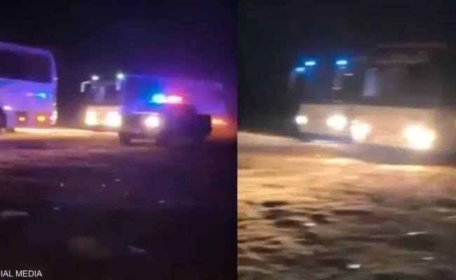 بالفيديو: باصات تُخرج الراغبين من السويداء والهدوء نسبي