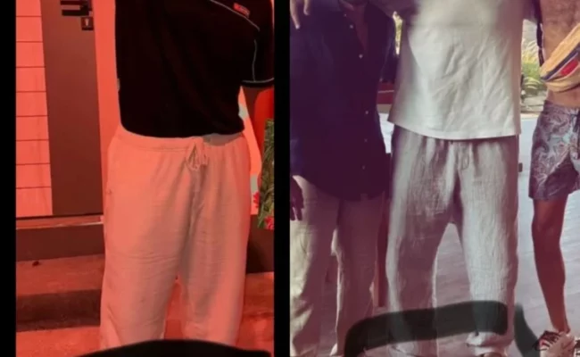 صور من كواليس مهرجان العلمين تكشف الوجه المحتمل للمطرب المقنّع "تووليت"