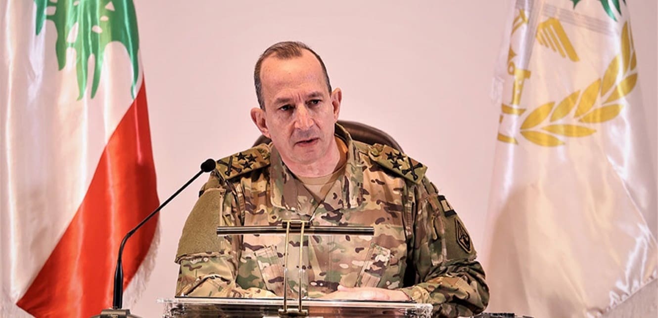 لبنان- الأوضاع العامة على طاولة قائد الجيش