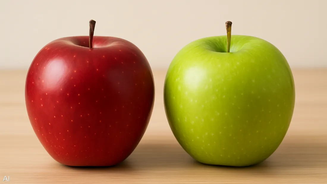 التفاح الأحمر والأخضر.. اختلافات في الطعم والمكونات وفوائد صحية مشتركة