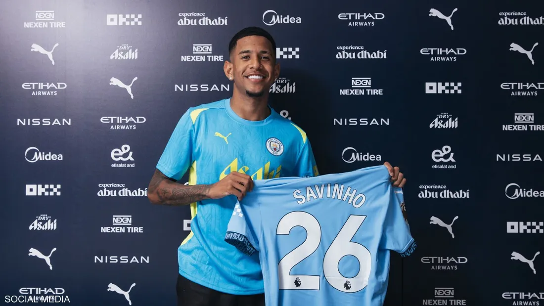 غوارديولا يؤكد تمسك مانشستر سيتي بسافينيو