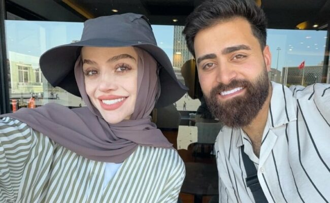 عبير الصغير تكشف فرق الطول الطريف بينها وبين زوجها في فيديو لاقى تفاعلاً واسعاً