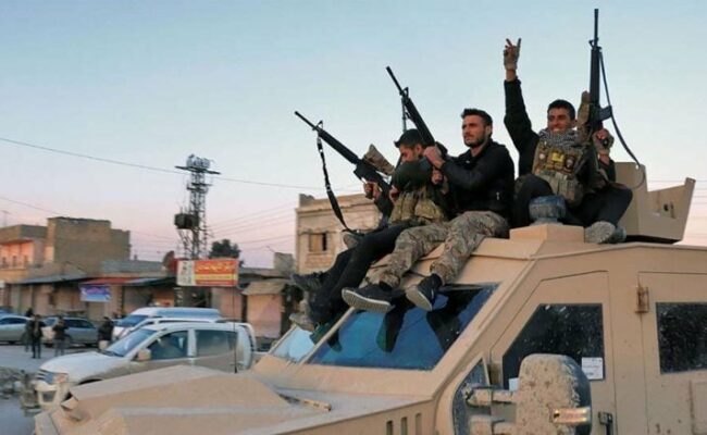 القامشلي تشهد دخول قوات الأمن السوري ضمن تنفيذ اتفاق وقف النار مع قسد