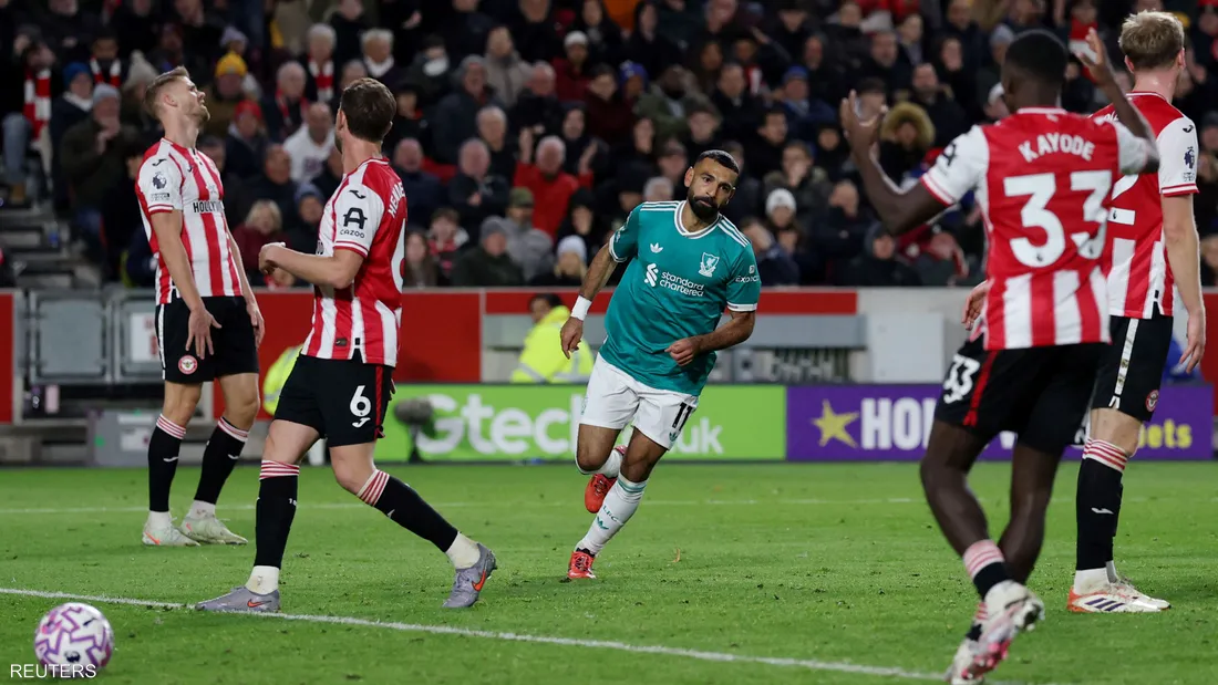 ليفربول يسقط للمرة الرابعة توالياً في الدوري الإنجليزي… صلاح يسجل بلا جدوى