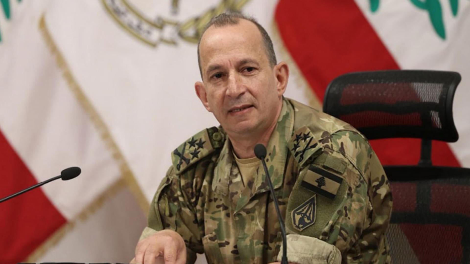 لبنان- العماد هيكل: الجيش بصدد الانتهاء من المرحلة الأولى من خطته