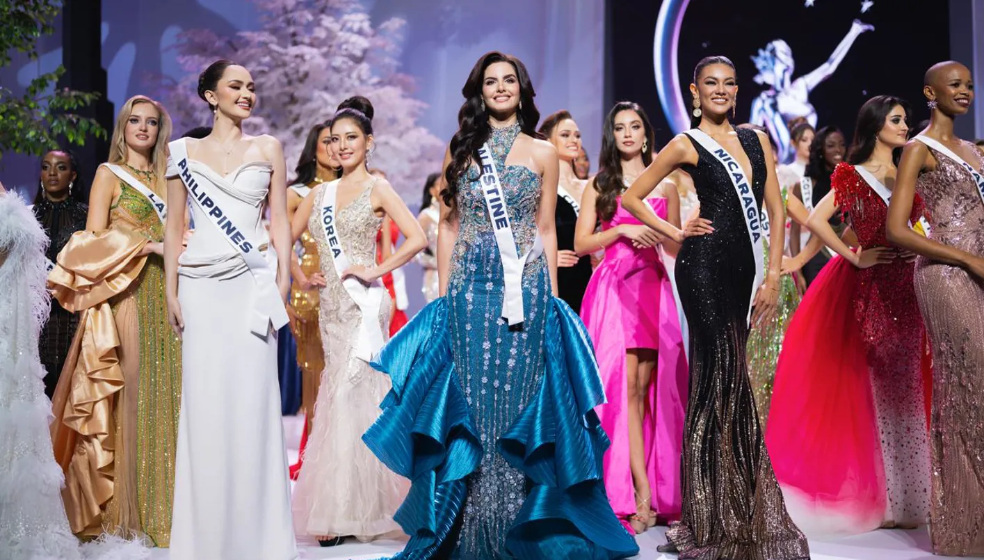 جدل على الإنترنت بعد لقاء ملكة جمال إسرائيل وملكة جمال فلسطين في مسابقة الكون