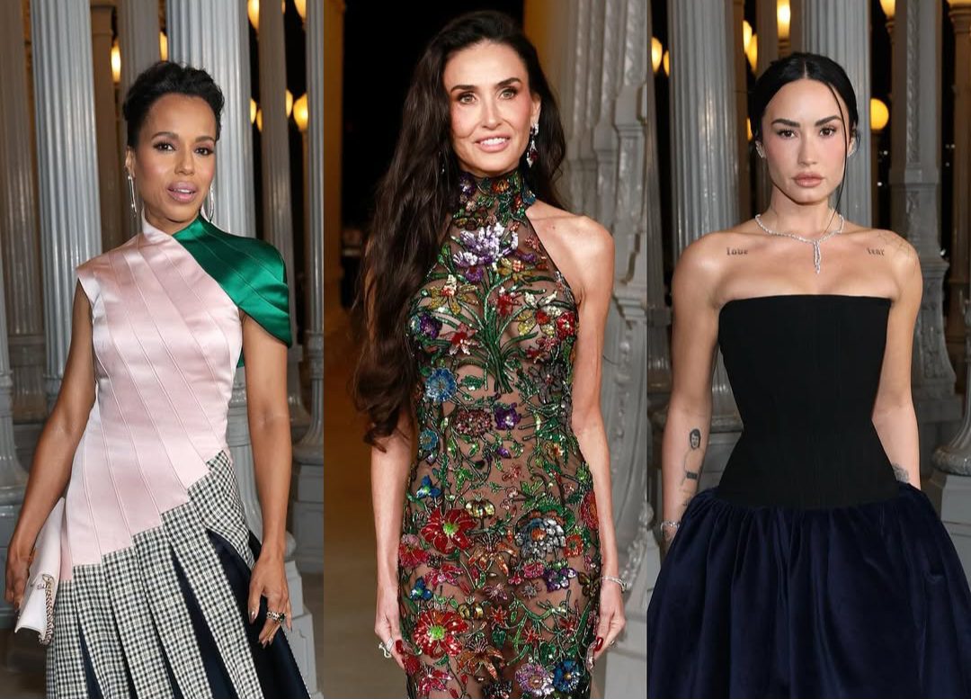 جرأة وأناقة في حفل LACMA Art + Film Gala: ديمي مور تتألق