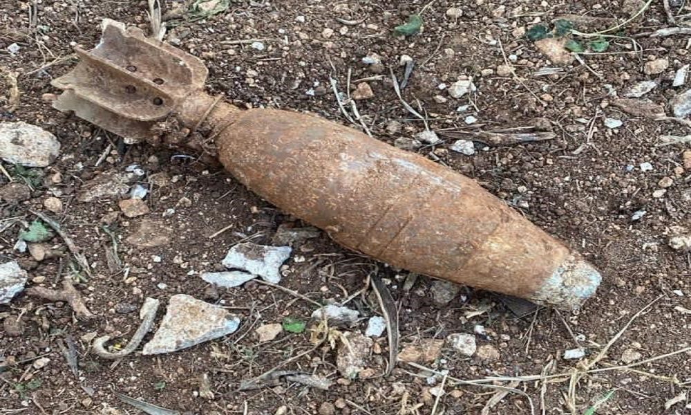 لبنان-العثور على قذيفة هاون في تلة المنكوبين