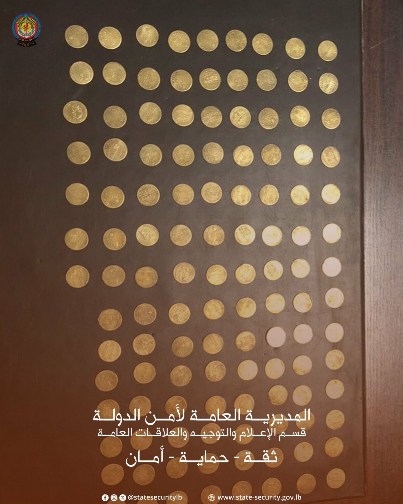 لبنان- قطع نقدية ذهبية مزيفة في الشمال… وتوقيف المتورّط