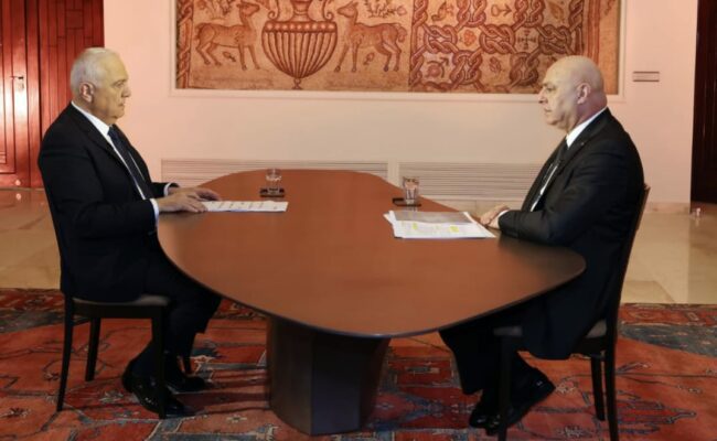 لبنان- عون: حصرية السلاح قرار لبناني وسنمضي بالسلام العادل وإجراء الانتخابات في موعدها