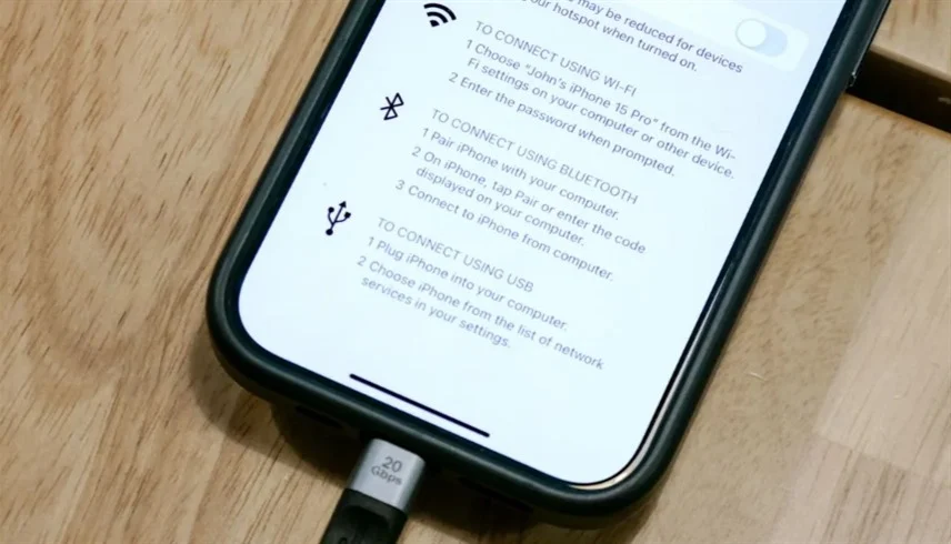 اتصال آمن وسريع: كيف يحوّل الهاتف إلى مصدر إنترنت سلكي عبر USB