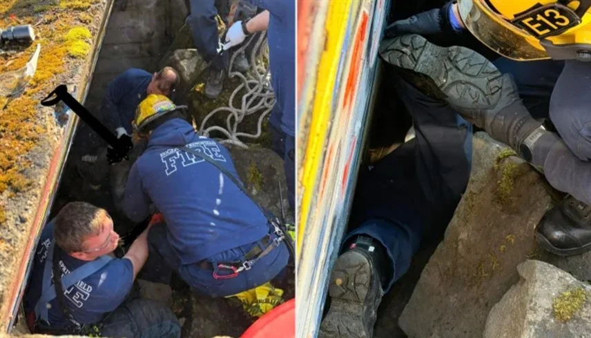 إنقاذ «من حافة الموت» لرجل سقط في صدع صخري بولاية أوريغون