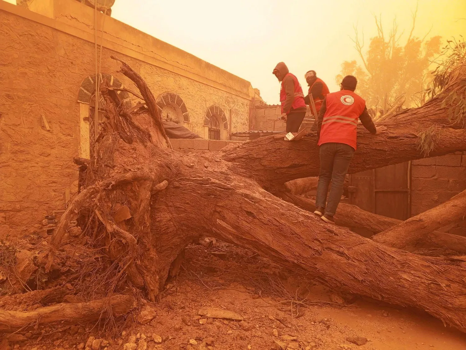 منخفض جوي يضرب شرق وجنوب ليبيا: تعليق الطيران وحظر التجوّل وإغلاق المدارس والمحال التجارية