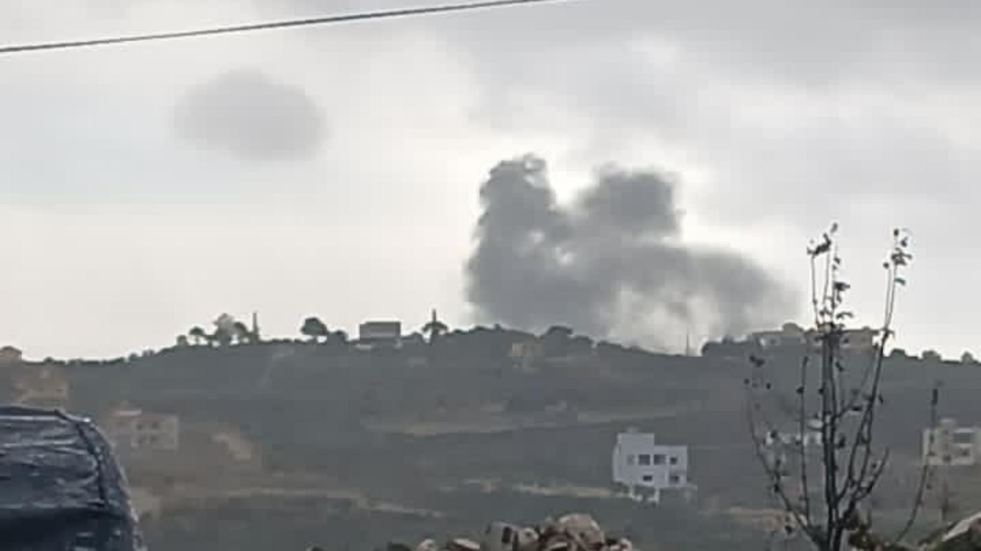 لبنان- بالصورة: غارات إسرائيلية تستهدف الجنوب