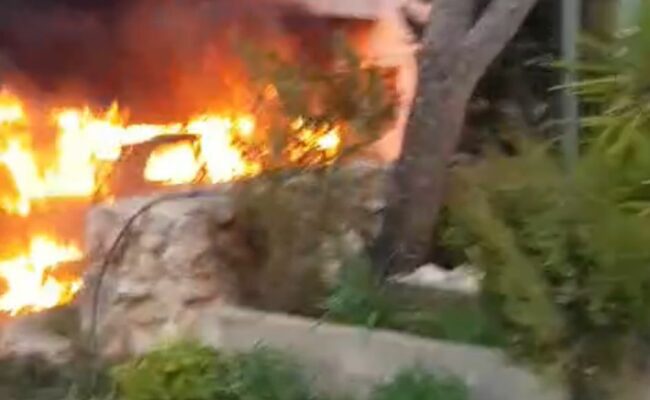 لبنان- استهداف إسرائيلي لسيارة في بحانين جنوبًا