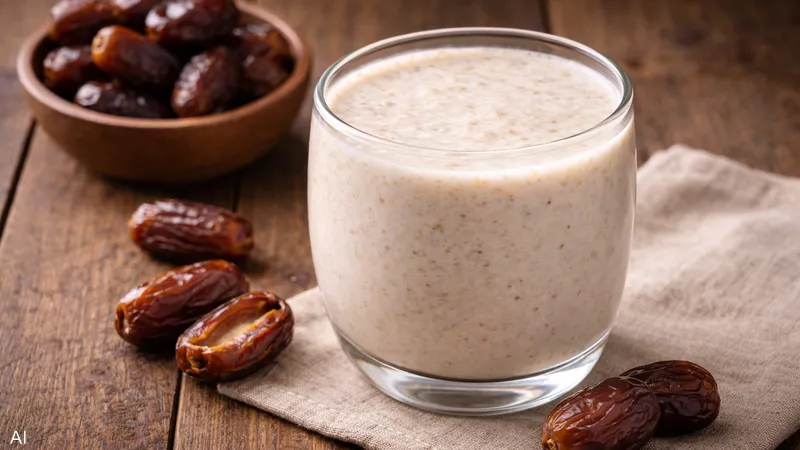 التمر بالحليب يحمل فوائد جمة