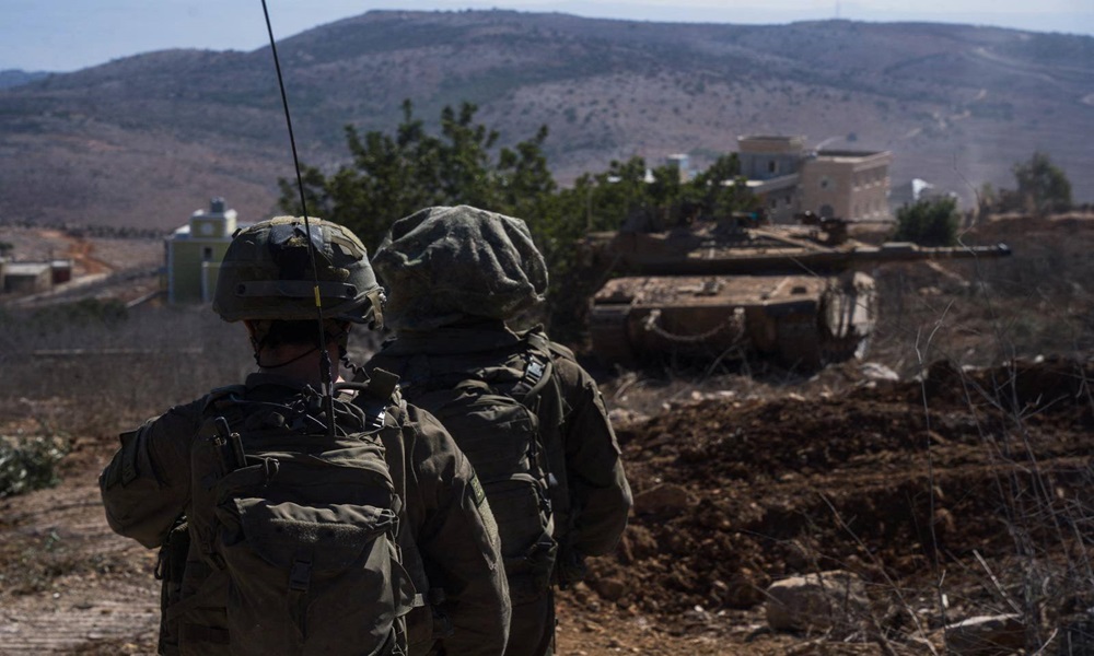 Israeli army operates at a location given as Southern Lebanon