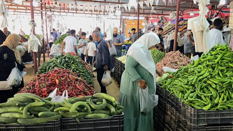 صورة من إحدى الأسواق الليبية