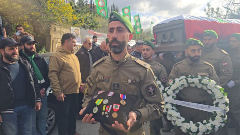 لبنان-قوى الأمن شيّعت شهيدها