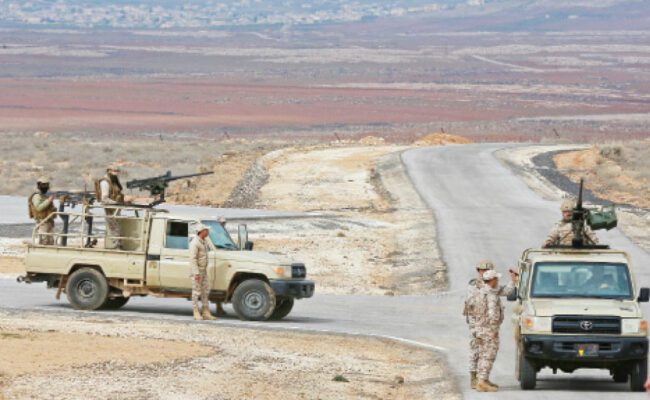 إحباط محاولة تسلل خمسة أشخاص عبر الحدود الشمالية للأردن