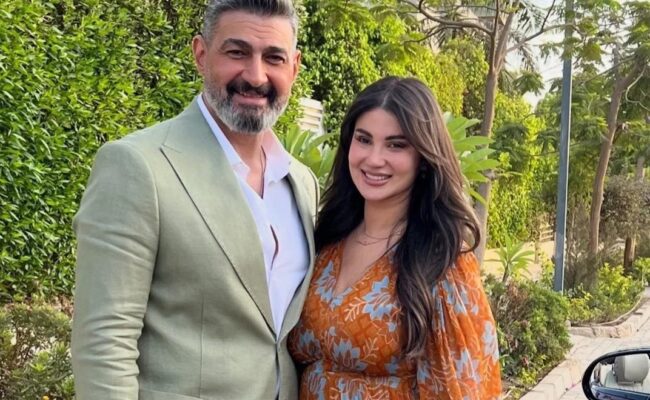 هدى الإتربي تغني لياسر جلال في كواليس مسلسلهما الجديد بأسلوب شادية