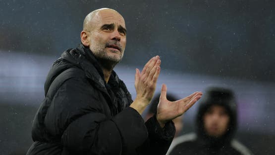 الإسباني بيب غوارديولا مدرب مانشستر سيتي