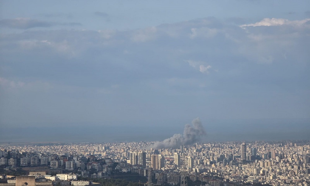 لبنان-غارة عنيفة على الضاحية الجنوبية لبيروت