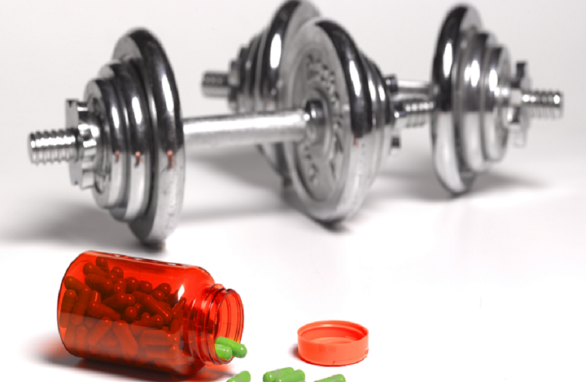 تعبيرية عن التمرين والمكملات