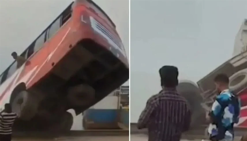 غرق حافلة ينهي حياة 24 راكباً