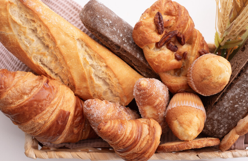 كروسان وخبز