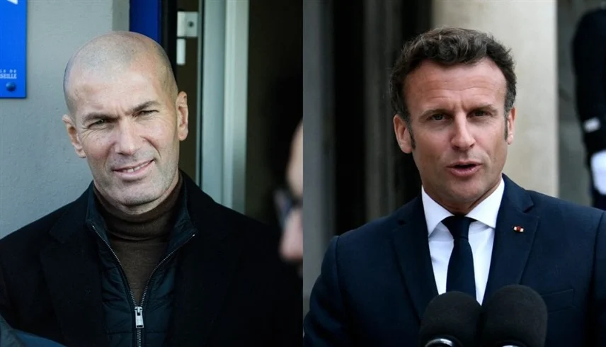 ماكرون وزيدان