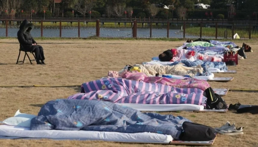 مسابقة غريبة في الصين: الفوز للأكثر هدوءاً ونوماً في قلب الطبيعة