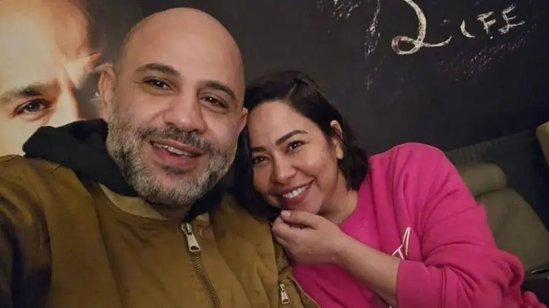أحدث ظهور لشيرين عبد الوهاب مع عزيز الشافعي