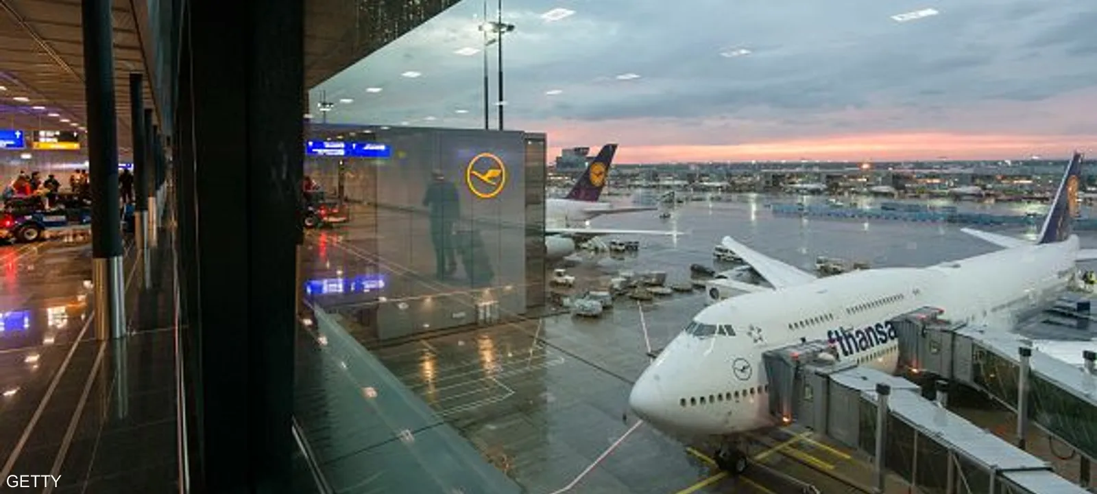 أرشيفية من مطار فرانكفورت