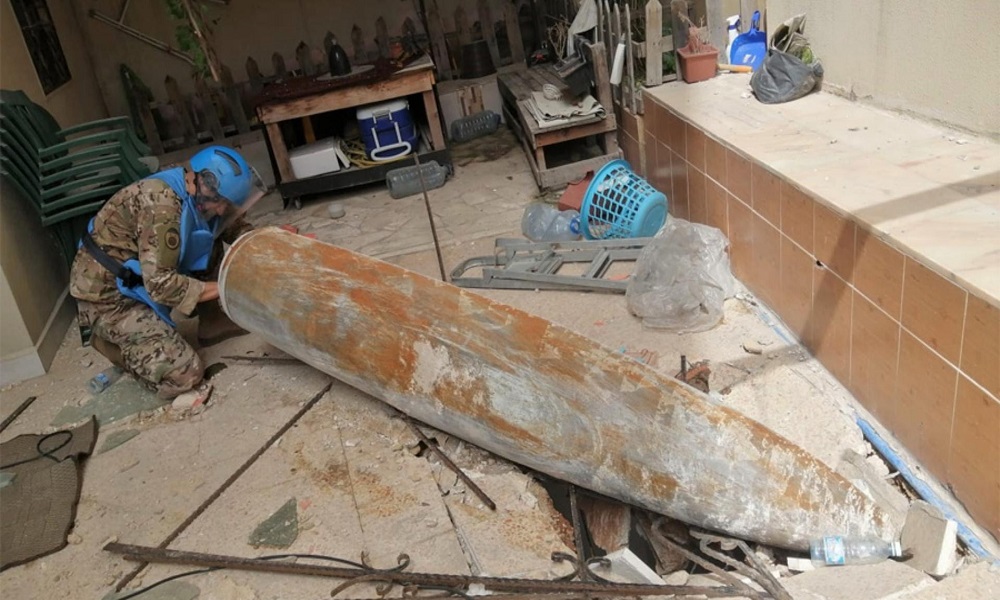 لبنان-تفكيك 5 قنابل غير منفجرة في الضاحية