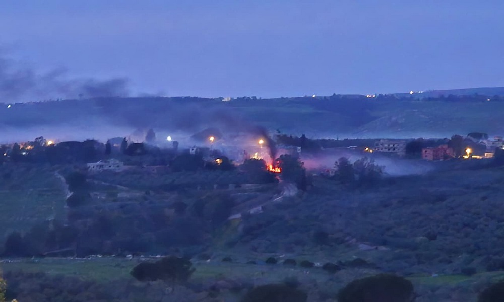 لبنان-سلسلة غارات على قرى في قضاء النبطية