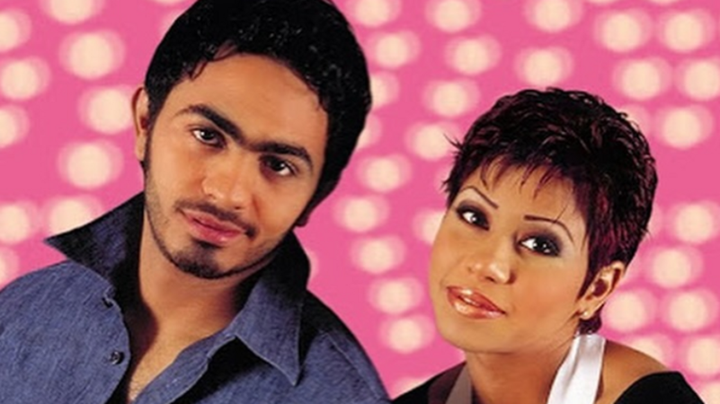 تامر وشيرين في ألبوم غنائي عام 2002