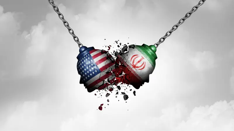 تعبيرية عن التوتر بين أميركا وإيران