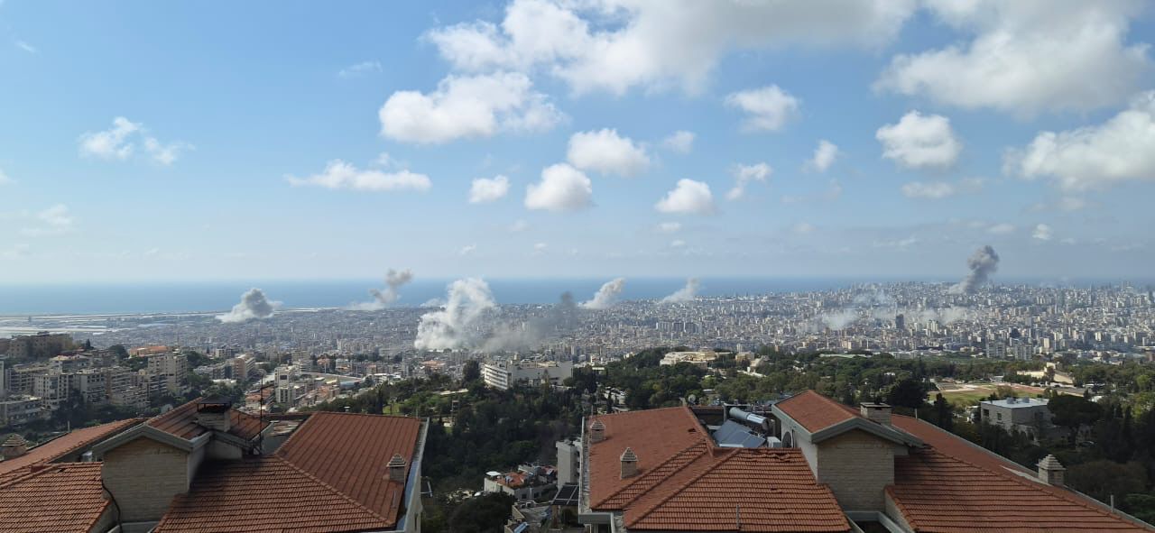 بيروت تحت النار… غارات إسرائيلية متزامنة تضرب العاصمة وضواحيها وتثير الذعر