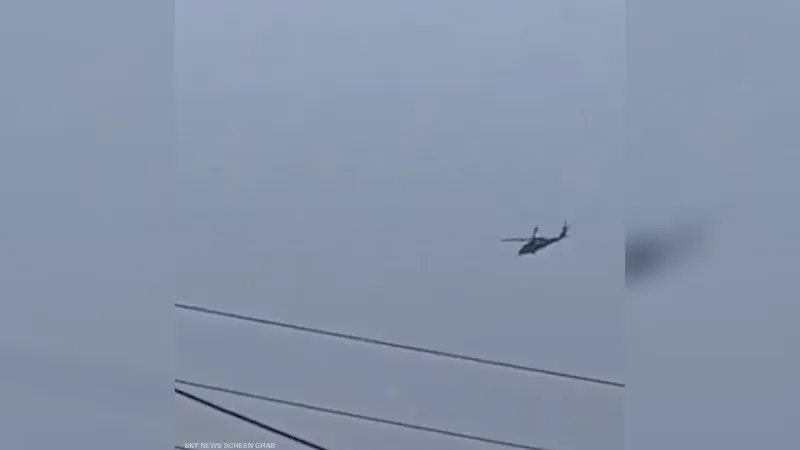 مروحية أميركية في سماء إيران