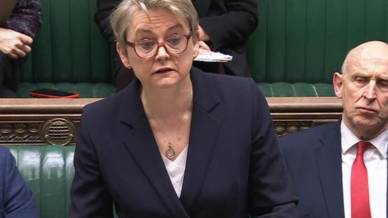 وزيرة الخارجية البريطانية إيفيت كوبر (فرانس برس)